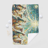 3 Weiße Männer Golfhandtuch (Insitu)