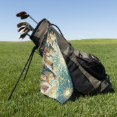 3 Weiße Männer Golfhandtuch (Gras)