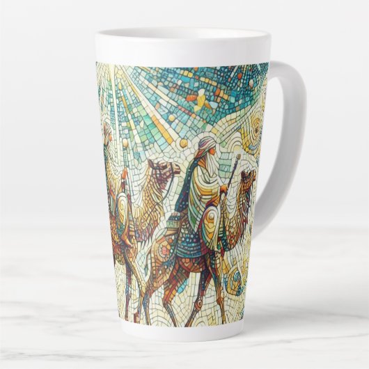 3 Weiße Männer Milchtasse (Rechte Ecke)