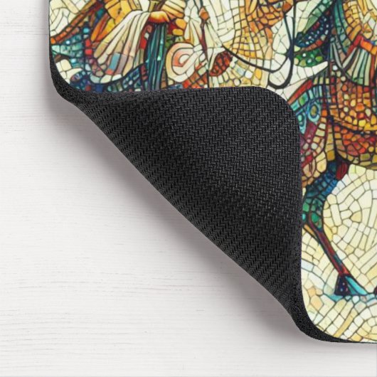 3 Weiße Männer Mousepad (Ecke)