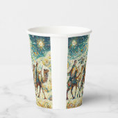 3 Weiße Männer Pappbecher (Rechts)