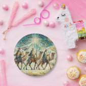 3 Weiße Männer Pappteller (Party)