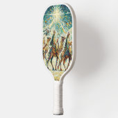 3 Weiße Männer Pickleball Schläger (Links)