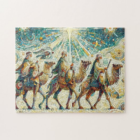 3 Weiße Männer Puzzle (Horizontal)