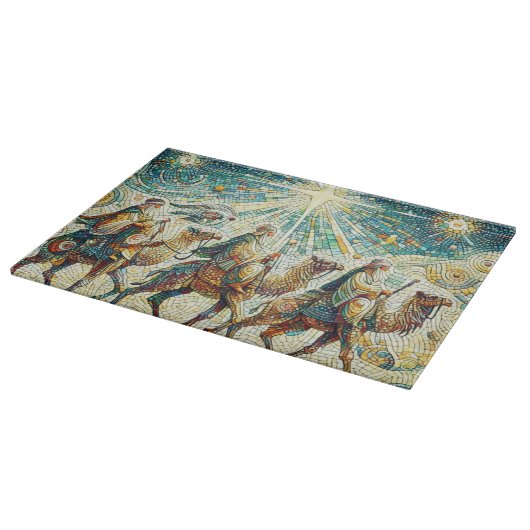 3 Weiße Männer Schneidebrett (Ecke)