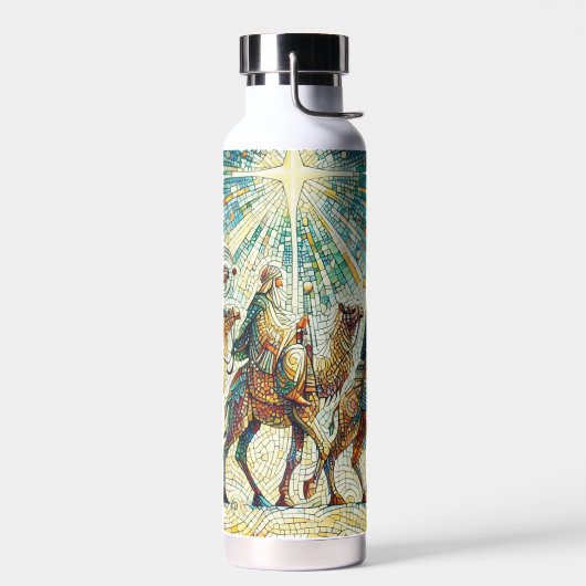 3 Weiße Männer Trinkflasche (Links)