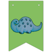 3 wenig Dinos Wimpelkette (Zweite Fahne)