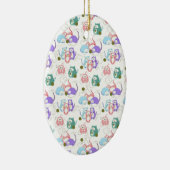 3 wenig Kätzchen-Stricken! Keramik Ornament (Rechts)