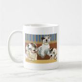 3 wenig Sealyhams Kaffeetasse (Links)