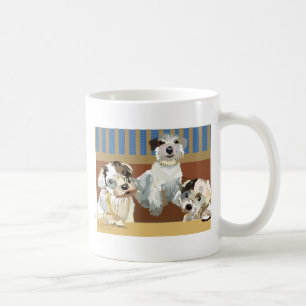 3 wenig Sealyhams Kaffeetasse