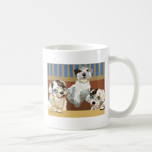 3 wenig Sealyhams Kaffeetasse (Rechts)