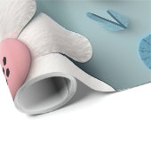 3 Whitepaper zur Blume von DImensional Geschenkpapier (Rolleneckpunkt)