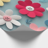 3 Whitepaper zur Blume von DImensional Geschenkpapier (Ecke)