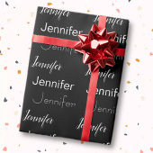 3 Wiederholen von Namen Bearbeiten von Text Geschenkpapier