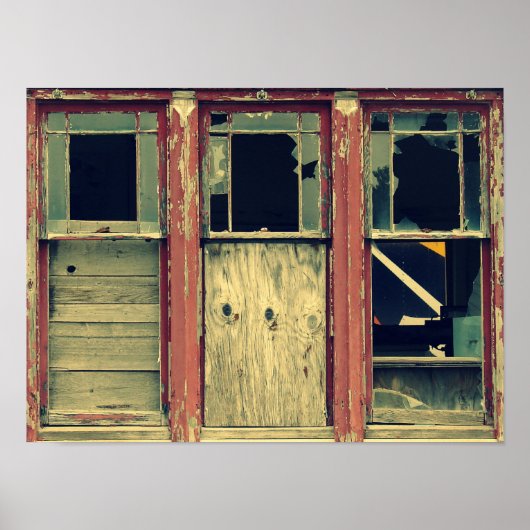 3 Windows kaputt Poster (Vorne)