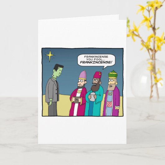 3 Wise Men Card Karte (Gelbe Blume)