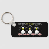 3 Wise Penguins Schlüsselanhänger (Rückseite)