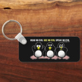 3 Wise Penguins Schlüsselanhänger (Rückseite)