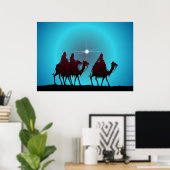 3 WISEMEN & STAR by SHARON SHARPE Poster (Heimbüro)