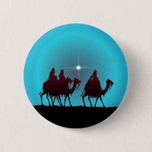 3 WISEMEN u. STERN durch SHARON SHARPE Button