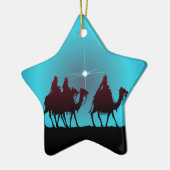3 WISEMEN u. STERN durch SHARON SHARPE Keramikornament (Links)