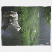 3 WOLVEN FLEECEDECKE (Vorderseite (Horizontal))