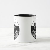 3 Wort Zitat-Herausforderung zur Tasse (Zentrum)