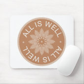 3 Wort-Zitate ~All ist wohles ~Inspirational Mousepad (Mit Mouse)