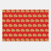 3 WP3 Gold Chinesisches, auf Papier geschnittenes (Vorderseite)