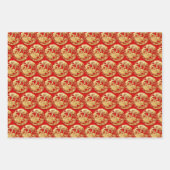 3 WP3 Gold Chinesisches Papier geschnitten Tiger J (Vorderseite)