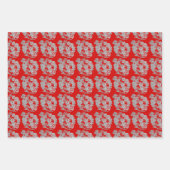 3 WP Chinesische, in Papierform geschnittene Ratte Geschenkpapier Set (Vorderseite 3)