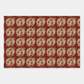 3 WP Chinesische, in Papierform geschnittene Ratte Geschenkpapier Set (Vorderseite 2)