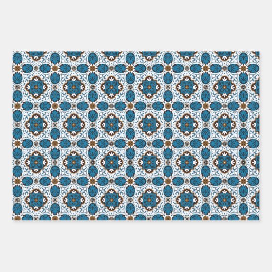  😍 3 Wunderschöne Umhüllungsblätter Geschenkpapier Set (Vorderseite 3)