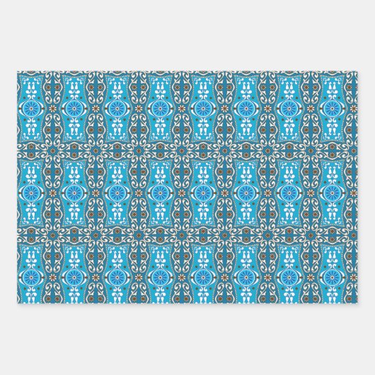  😍 3 Wunderschöne Umhüllungsblätter Geschenkpapier Set (Vorderseite 2)