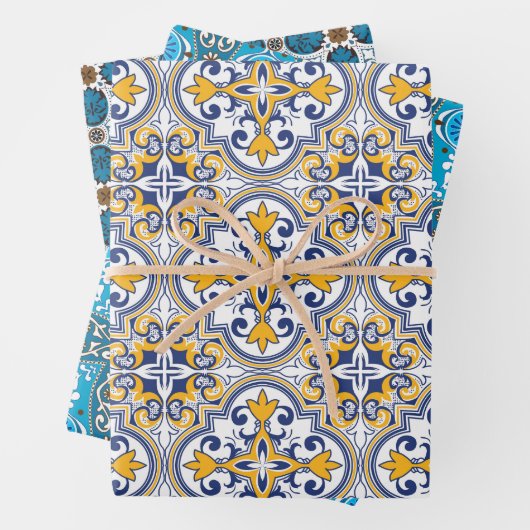  😍 3 Wunderschöne Umhüllungsblätter Geschenkpapier Set (Beispiel)