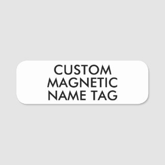 3"x1" ABGERUNDETE ECKEN Benutzerdefinierte Magneti Namensschild