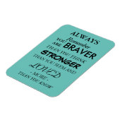 3"x4" - Förderung des Zitatmagazins Magnet (Linke Seite)