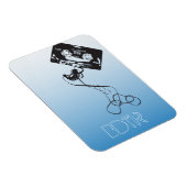 3"x4"-Foto-Magnet Magnet (Rechte Seite)