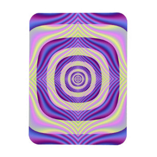 3"x4" Foto-Magnet-Platz im Kreis Magnet