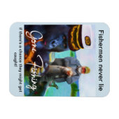 3"x4" Funny Fishermen's Kühlschrank Magnet (Horizontal)