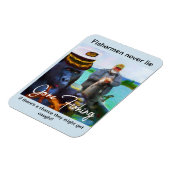 3"x4" Funny Fishermen's Kühlschrank Magnet (Linke Seite)