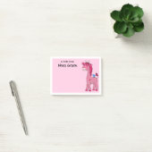 3"x4" POST-IT NOTIERT PINK GIRAFFE-INDIVIDUELLE NA Klebezettel (Büro)