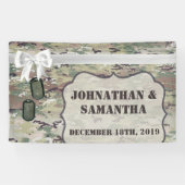 3' x5 personalisierte Camouflage-Uniform der Banner (Horizontal)