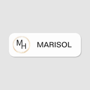 3" X 1" NAME TAG MAGNETISCHES BUTTON