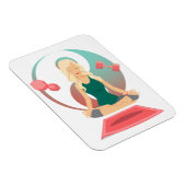 3" x 4" Flexibles Foto-Magnet Magnet (Rechte Seite)