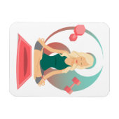 3" x 4" Flexibles Foto-Magnet Magnet (Horizontal)