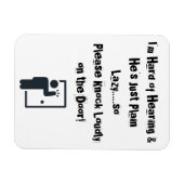 3" x 4" Magnet für Haustür FUNNY (Horizontal)