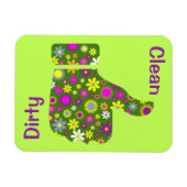 3" x 4" stürzt sich nach unten zurück- sauber/dunk magnet (Horizontal)