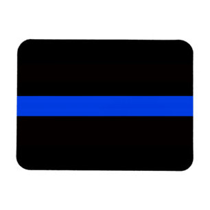 3 X 4 THIN BLUE LINE MAGNET