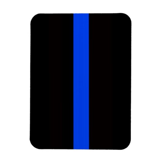 3 X 4 THIN BLUE LINE MAGNET (Vertikal)